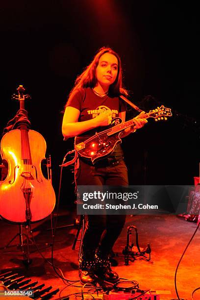 Kathryn von Grey of Von Grey performs at Headliners Music Hall on February 6, 2013 in Louisville, Kentucky.