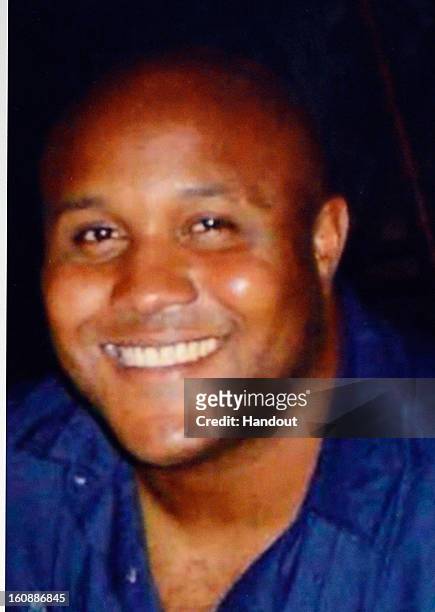 In this handout picture provided by Los Angeles Police Department , the alleged suspect Christopher Dorner is seen on February 7, 2013 in Los...