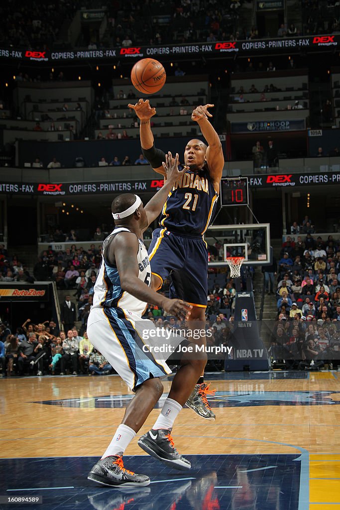 Indiana Pacers v Memphis Grizzlies