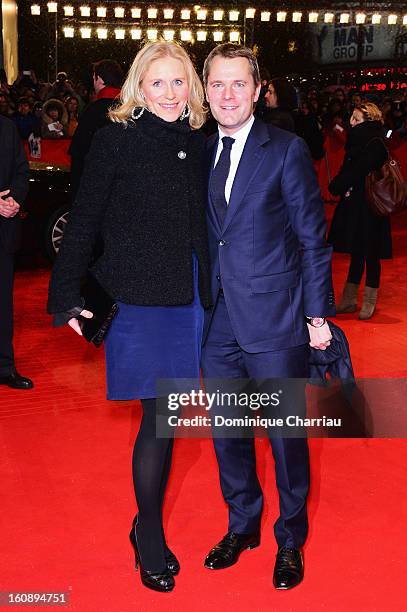 Judy Witten and Daniel Bahr attend 'The Grandmaster' Premiere during the 63rd Berlinale International Film Festival at Berlinale Palast on February...