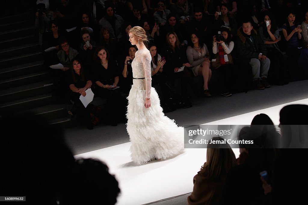 Tadashi Shoji - Front Row - Fall 2013 Mercedes-Benz Fashion Week