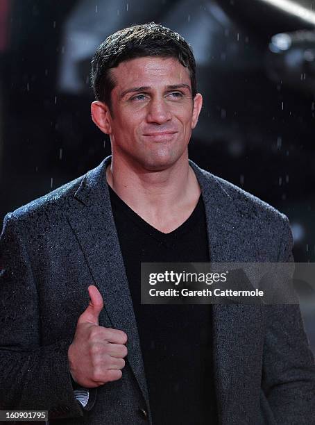 Alex Reid attends the UK Premiere of 'A Good Day To Die Hard' at Empire Leicester Square on February 7, 2013 in London, England.