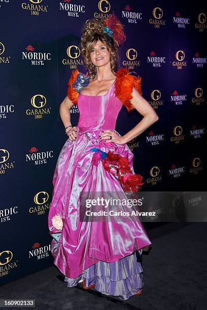 Arantxa de Benito attends "Carnaval 2013" party at Gabana Club on February 7, 2013 in Madrid, Spain.