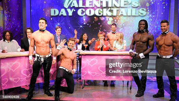 Valentine’s Day comes early for the hosts of Walt Disney Television via Getty Images’s “The View” on Friday, February 8 when Whoopi Goldberg, Joy...