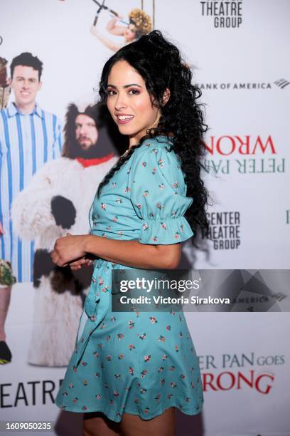 Bianca Gisselle attends the opening night performance of "Peter Pan Goes Wrong" at Ahmanson Theatre on August 11, 2023 in Los Angeles, California.