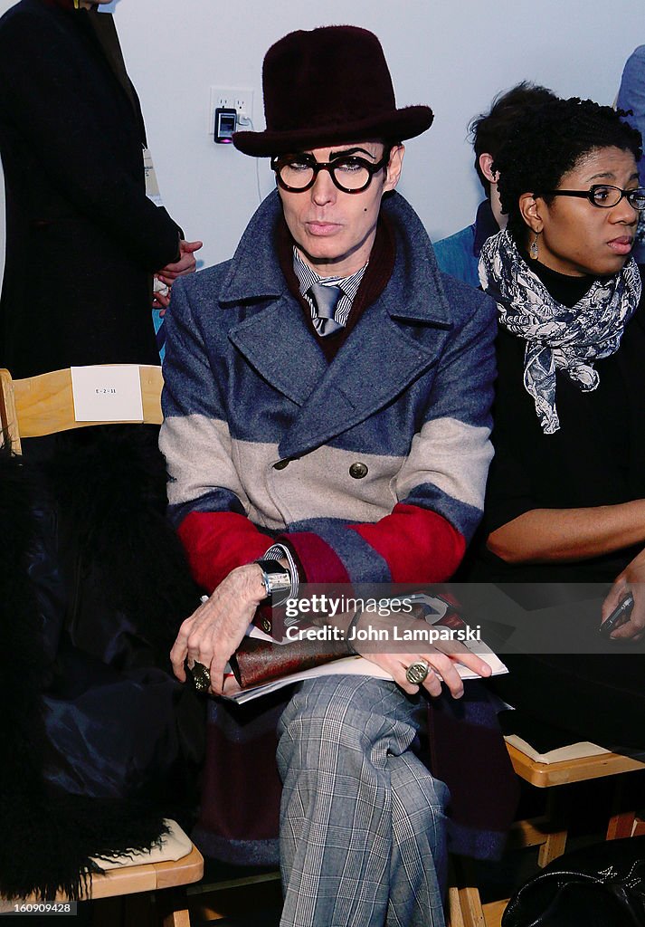 Duckie Brown - Front Row & Backstage - Fall 2013 Mercedes-Benz Fashion Week