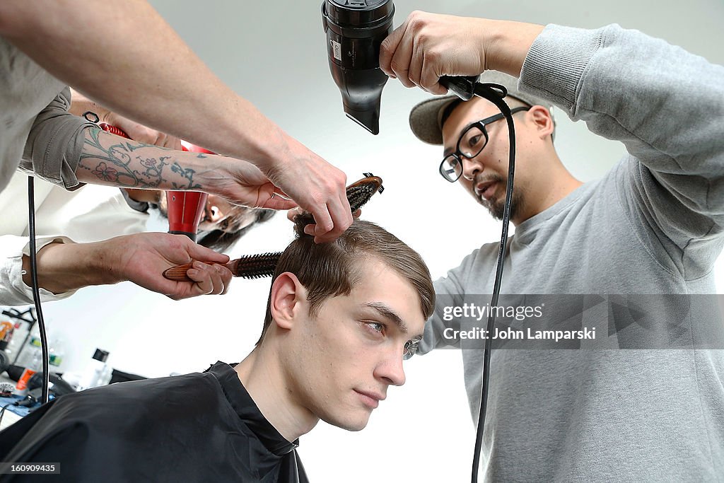 Duckie Brown - Front Row & Backstage - Fall 2013 Mercedes-Benz Fashion Week