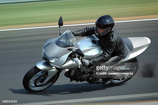 silver motorrad - route moto stock-fotos und bilder