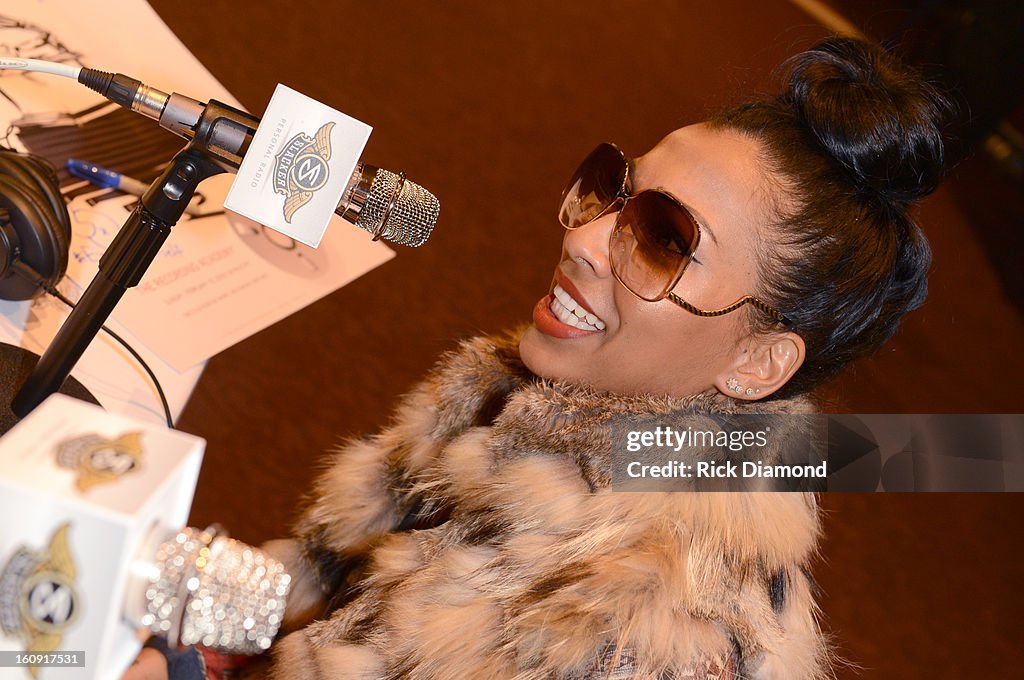 The 55th Annual GRAMMY Awards - Backstage At The GRAMMYs Dial Global Radio Remotes - Day 1
