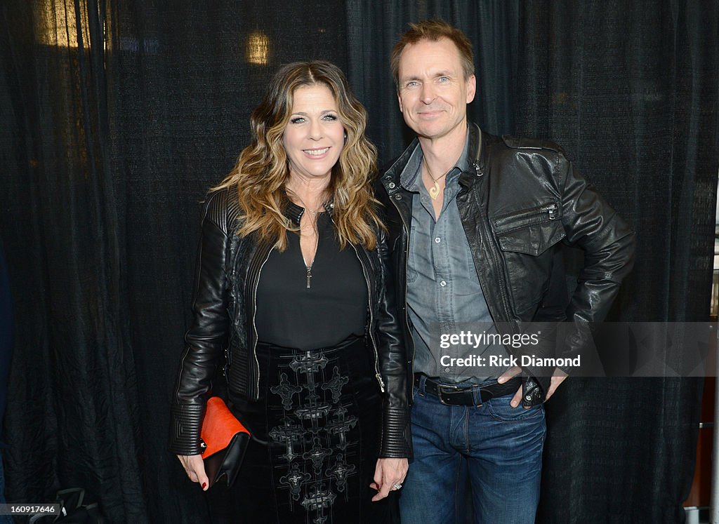 The 55th Annual GRAMMY Awards - Backstage At The GRAMMYs Dial Global Radio Remotes - Day 1