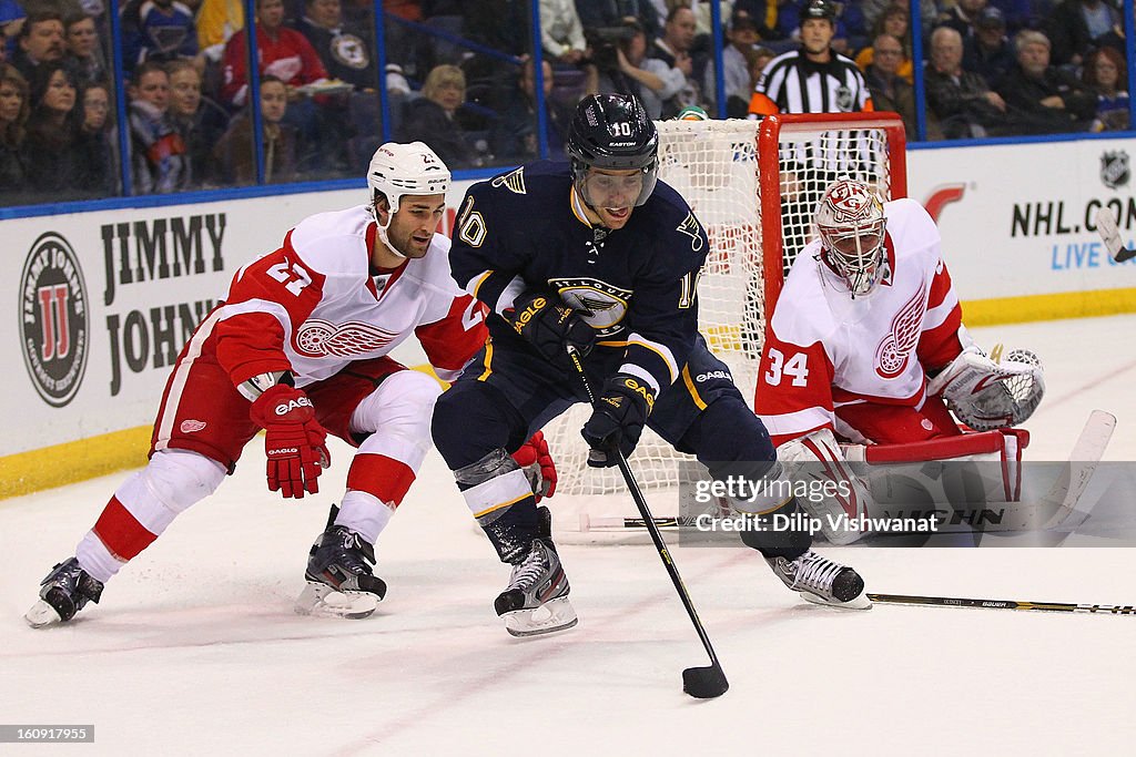 Detroit Red Wings v St. Louis Blues