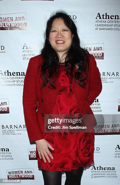 Executive Directorof Film Society of Lincoln Center Rose Kuo attends the 2013 Athena Film Festival Opening Night Reception at The Diana Center At...
