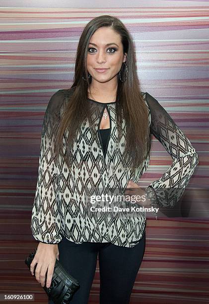 Samantha Giancola attends Lasio Studios Salon Grand Opening at Lasio Studios on February 7, 2013 in New York City.