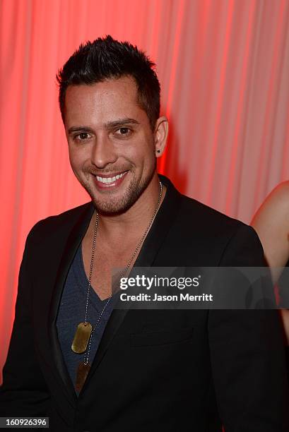 Singer David Hernandez attends Quattro Volte Vodka Preview with Taio Cruz at SLS Hotel on February 7, 2013 in Beverly Hills, California.