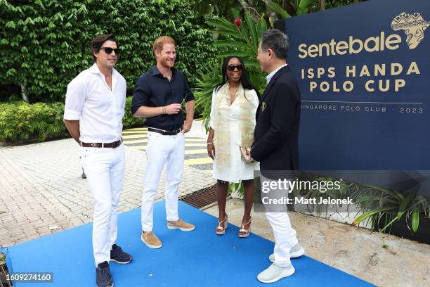 Nacho Figueras, Sentebale Ambassador, Prince Harry, Duke of Sussex, Co-Founding Patron of Sentebale, Dr Sophie Chandauka MBE, Chair of Sentebale and...