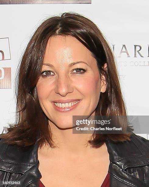 Stand-up comedian Bonnie McFarlane attends The 2013 Athena Film Festival Opening Night Reception at The Diana Center At Barnard College on February...