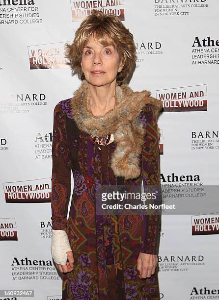 Film Critic/author Molly Haskell attends The 2013 Athena Film Festival Opening Night Reception at The Diana Center At Barnard College on February 7,...