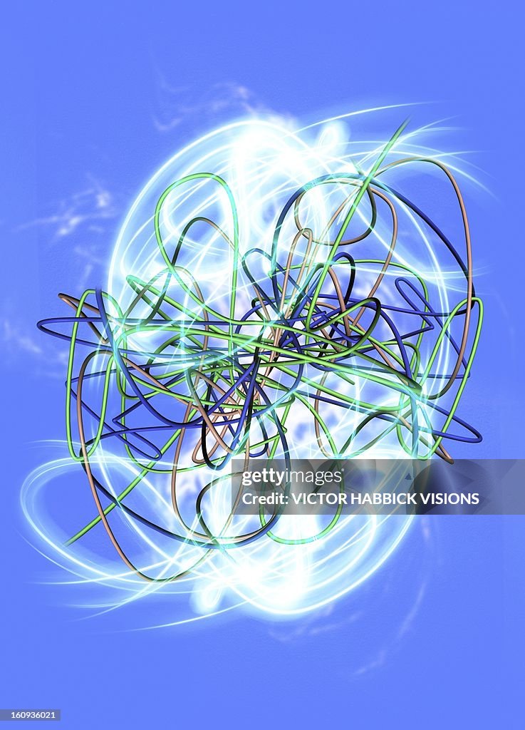 String Theory Conceptual Artwork High-Res Vector Graphic - Getty Images