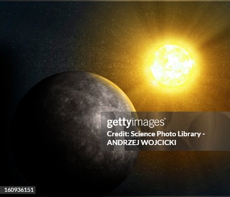 Planet Mercury, artwork Planet Mercury, artwork