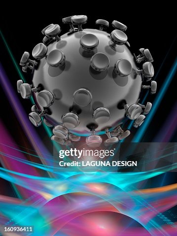 Nanoparticle, artwork Nanoparticle, artwork