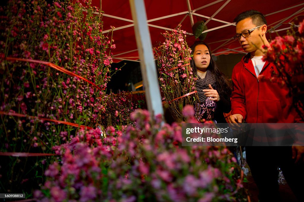 Images From The Mongkok Flower Market Ahead Of Chinese New Year