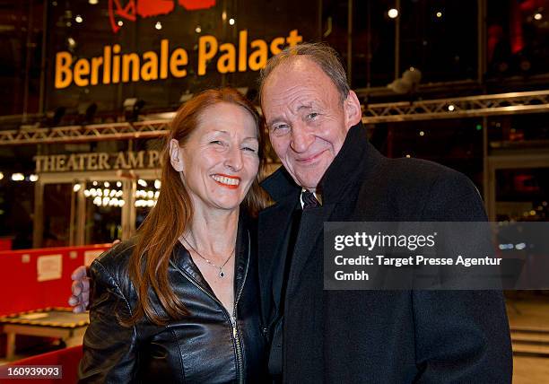 Actor Michael Mendl and Birgitt Wolff attend the premiere of 'The Grandmaster' during the 63rd Berlinale International Film Festival at the Berlinale...