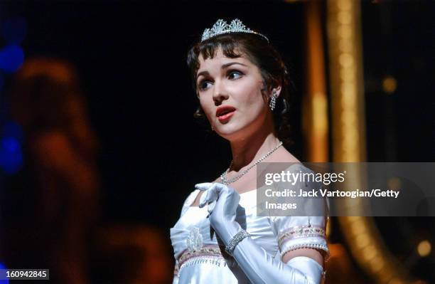 Russian soprano Anna Netrebko in the final dress rehearsal for her Metropolitan Opera debut in the Metropolitan Opera/Andrei Konchalovsky premiere...