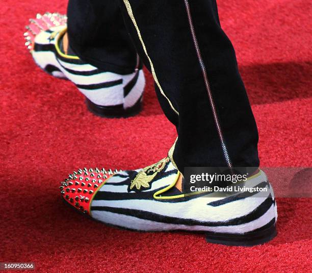 Recording artist will.i.am attends the 2nd Annual will.i.am TRANS4M Boyle Heights benefit concert at Avalon on February 7, 2013 in Hollywood,...