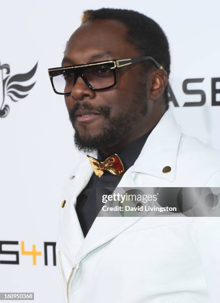 Recording artist will.i.am attends the 2nd Annual will.i.am TRANS4M Boyle Heights benefit concert at Avalon on February 7, 2013 in Hollywood,...