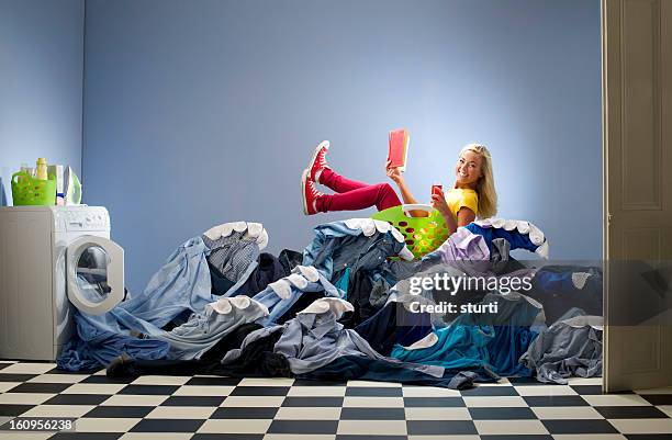 washing overload - tsunami house stock pictures, royalty-free photos & images