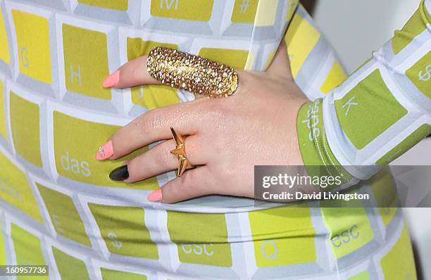 Singer Kimberly Cole attends the 2nd Annual will.i.am TRANS4M Boyle Heights benefit concert at Avalon on February 7, 2013 in Hollywood, California.