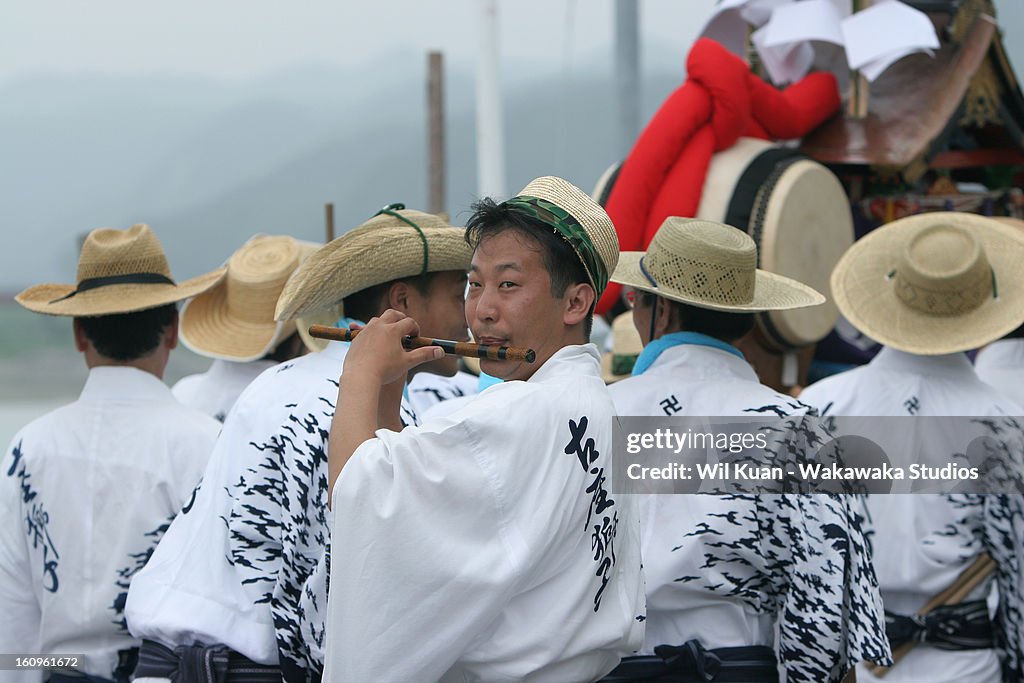 Flute Player at Japan Summer Festival