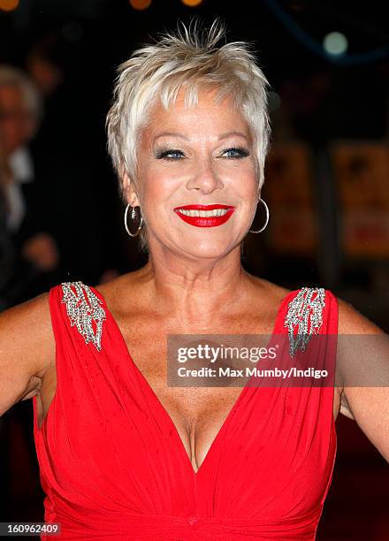 Denise Welch attends the UK premiere of 'Run For Your Wife' at Odeon Leicester Square on February 05, 2013 in London, England.