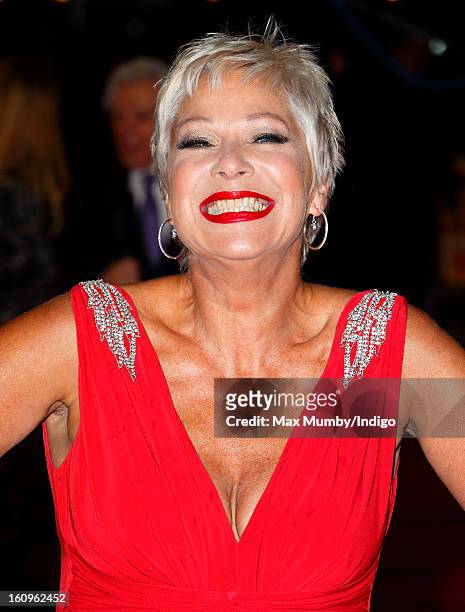 Denise Welch attends the UK premiere of 'Run For Your Wife' at Odeon Leicester Square on February 05, 2013 in London, England.