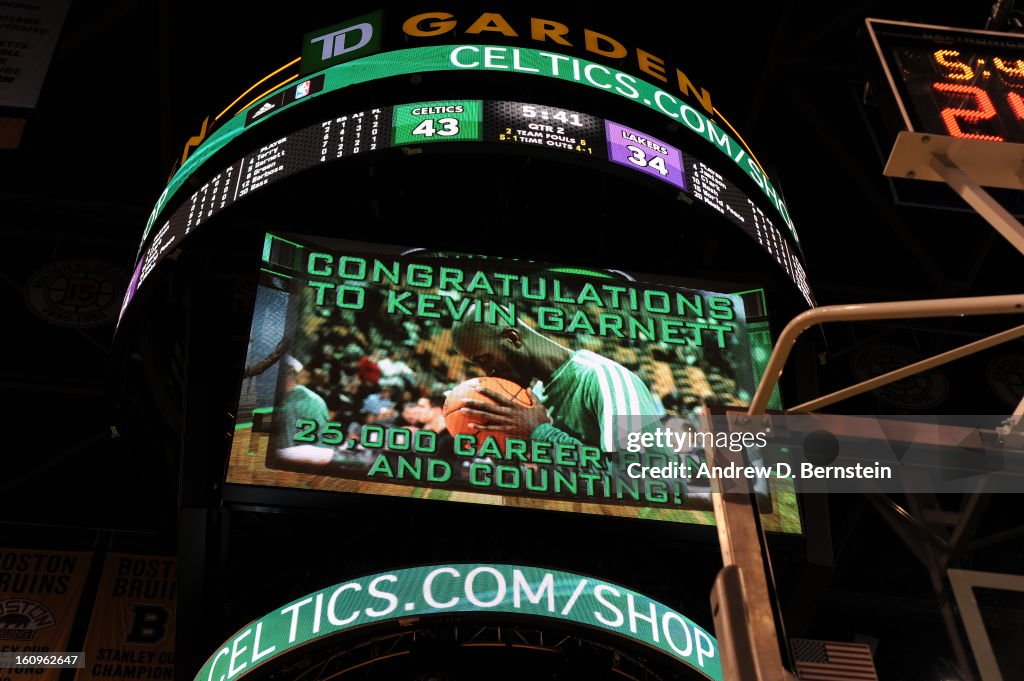 Los Angeles Lakers v Boston Celtics