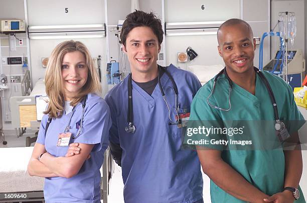 Cast of NBC TV Show "Scrubs", News Photo