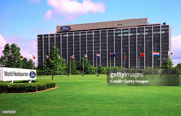 Ford World Headquarters in Dearborn, Michigan seen in this undated photo. Ford Motor announced August 17, 2001 that it is to eliminate 4,000 to 5,000...