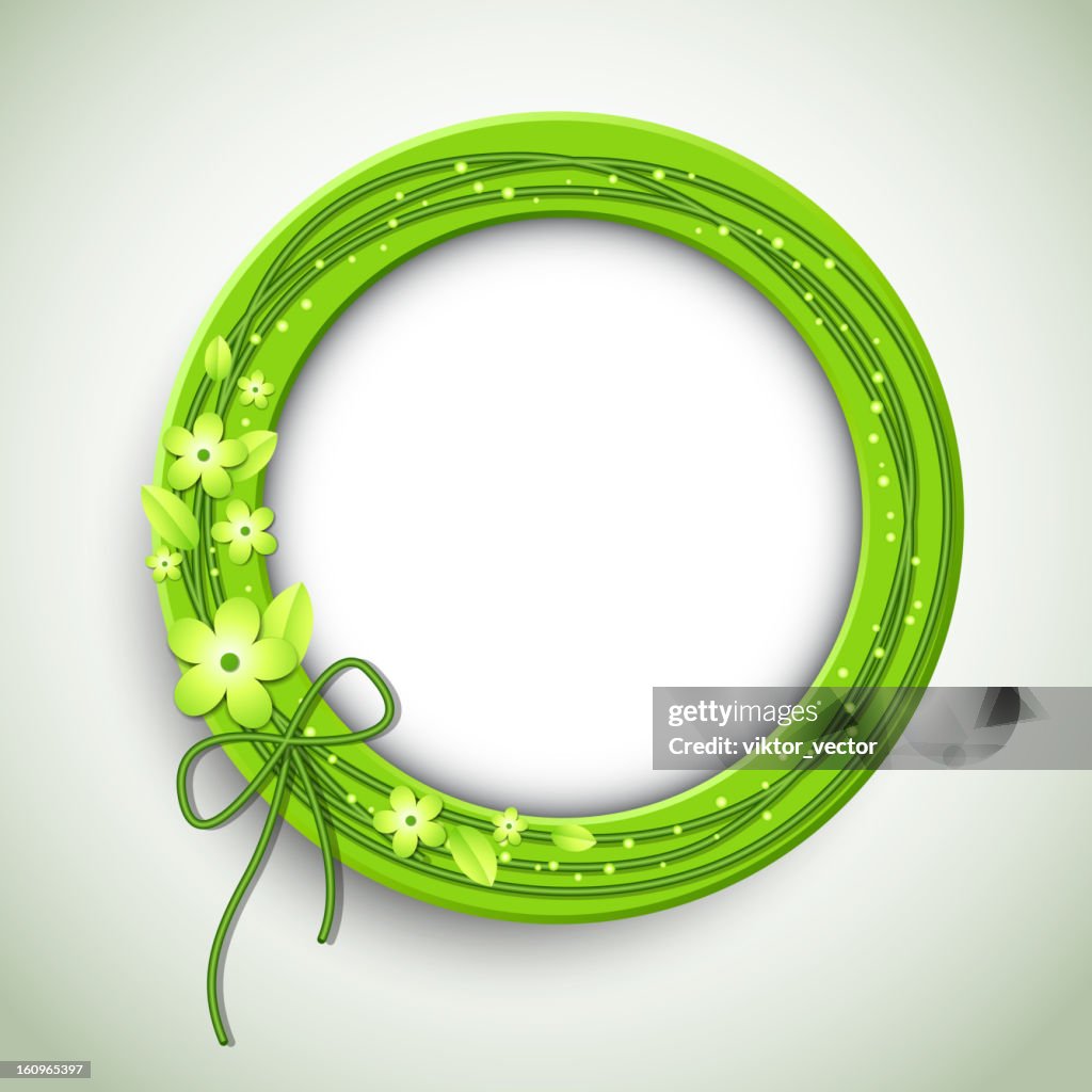 Spring Vector Frame Spring Frame High-Res Vector Graphic - Getty Images