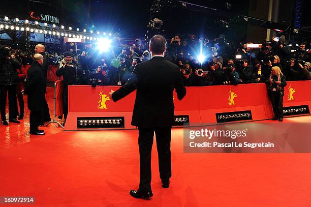 Actor Matt Damon attends 'Promised Land' Premiere during the 63rd Berlinale International Film Festival at Berlinale Palast on February 8, 2013 in...