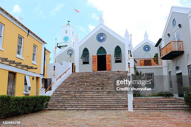 bermuda living - saint george stock pictures, royalty-free photos & images