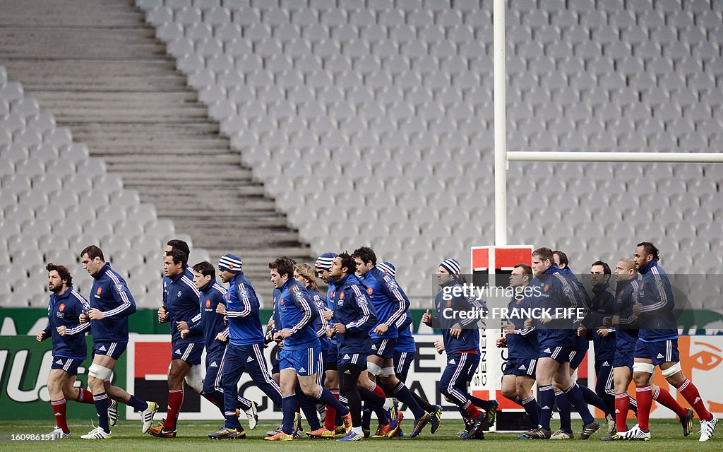 RUGBYU-FRA-6NATIONS-TRAINING