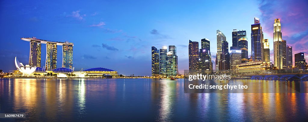 SINGAPORE Marina Bay Skyline