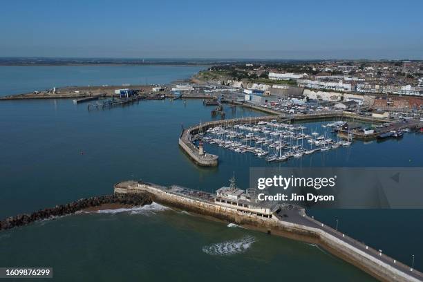Aerial View Ramsgate Kent 448 Ramsgate Harbour Stock Photos, High-Res Pictures, and Images ...