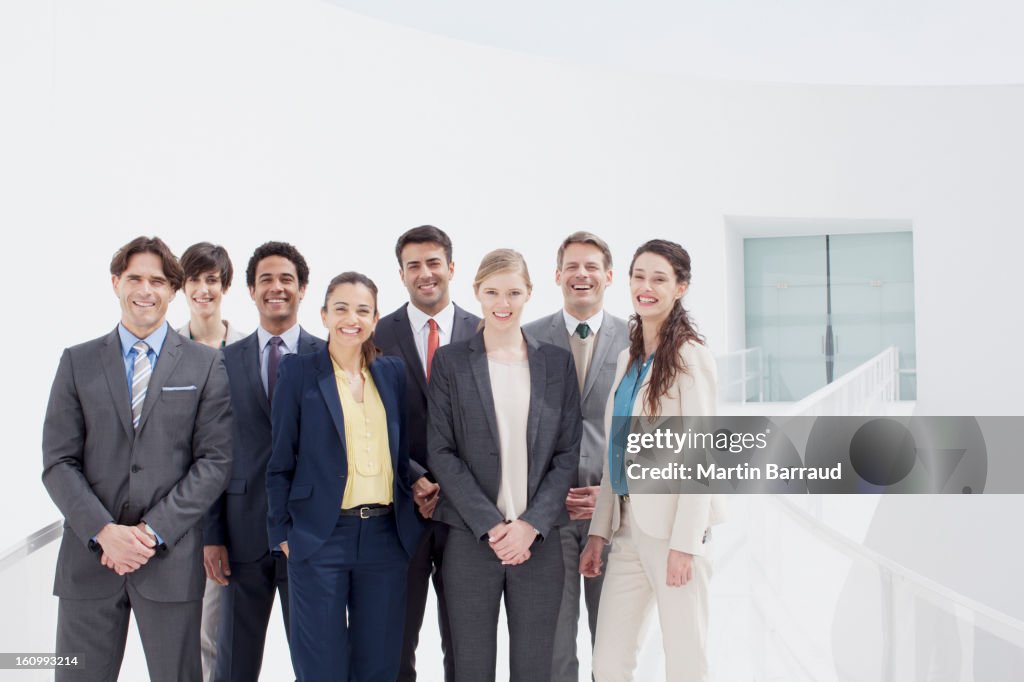 Portrait of smiling business people