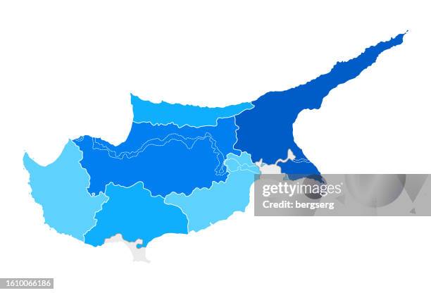 Cyprus Map Icon Blue High Detailed Cyprus Blue Map High-Res Vector Graphic - Getty Images