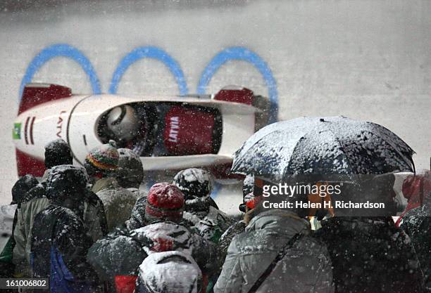 Two American teams competed tonight in the Two-Man Bobsleigh. Todd Hays and Pavle Jovanovic <cq> came in 7th overall and Steven Holcomb and Bill...