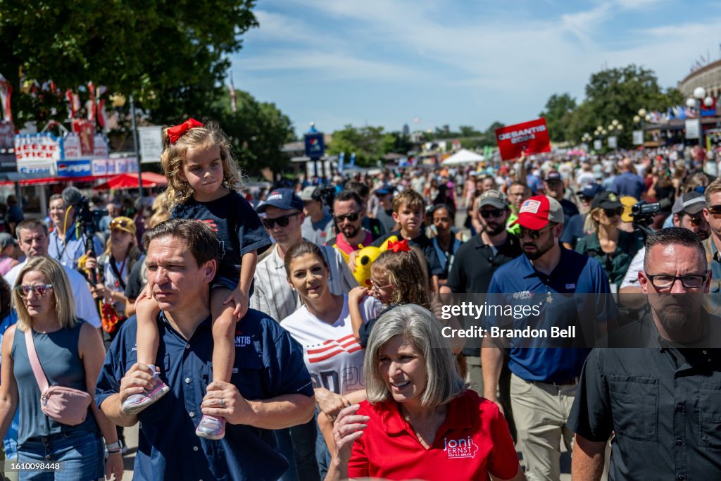 Presidential Hopefuls Make The Rounds At The Iowa State Fair
