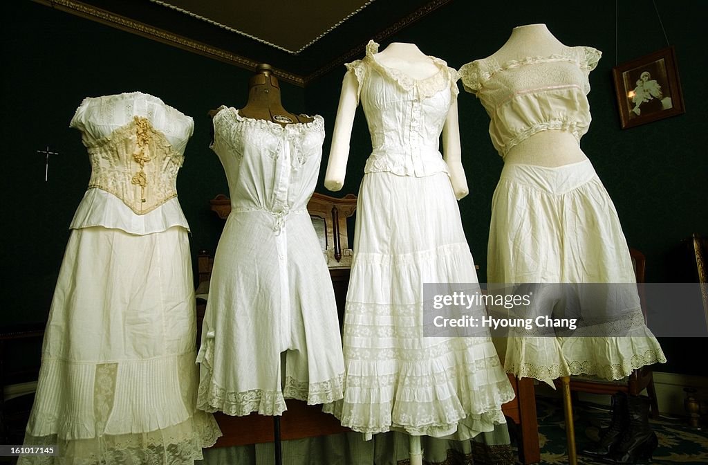 Victorian women wore several undergarments to achieve the