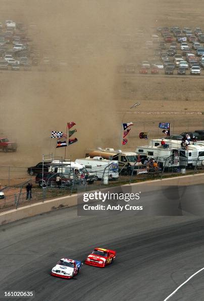 Dust Devils Racing A dust devil makes it's way in between turns three and four during ...
