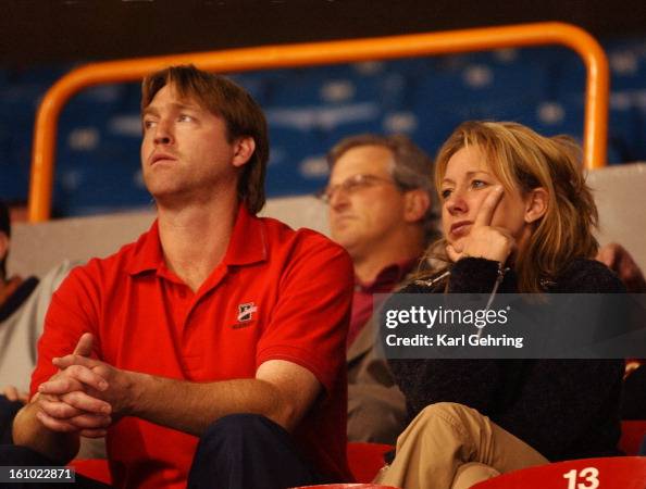 Former Avalanche goalie Patrick Roy, left, and his wife Michelle ...